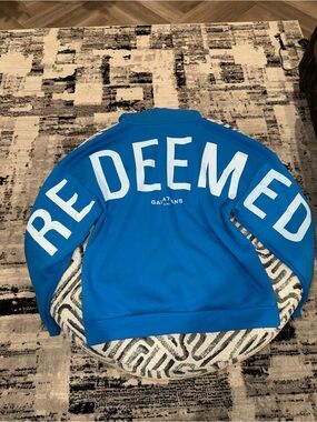 Gālatians Redeemed Blue Men's Sweatshirt